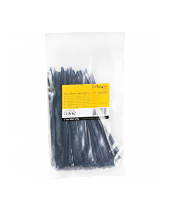 startech 100 PACK 6 CABLE TIES -BLACK/NYLON ZIP TIE WRAPS UL TAA