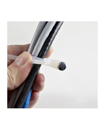 startech 100 PACK OF PLASTIC ZIP TIES/WITH SCREW HOLE 9