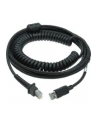 datalogic CABL USB TYPE A TPUW COILED PWR/OFF TERMINAL 5M BLK PWR - nr 3