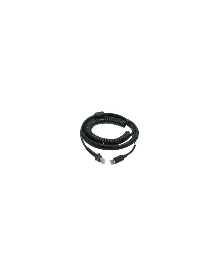 datalogic CABL USB TYPE A TPUW COILED PWR/OFF TERMINAL 5M BLK PWR główny