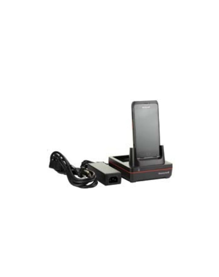 honeywell CT40 non-booted homebase. Kit includes homebase, power supply and (wersja europejska) power cord. For recharging computer and a spare battery. główny
