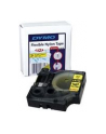 dymo RHINO BAND IND POLYESTER/9MMX5.5M BLACK ON TRANSP. - nr 5