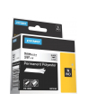 dymo RHINO BAND IND POLYESTER/9MMX5.5M BLACK ON TRANSP. - nr 8