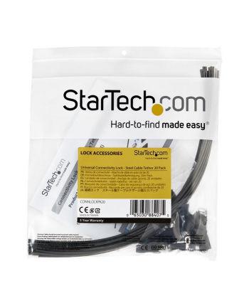 startech SECURITY TETHER CABLES 20 PACK/STEEL CABLE/ADAPTER TETHERS