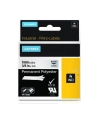 dymo RHINO BAND IND POLYESTER/9MMX5.5M BLACK ON TRANSP. - nr 10