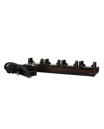 honeywell CT40 non-booted charger. Kit includes 4 bay charger, power supply,must order power cord separately. For recharging upto 4 computers only.