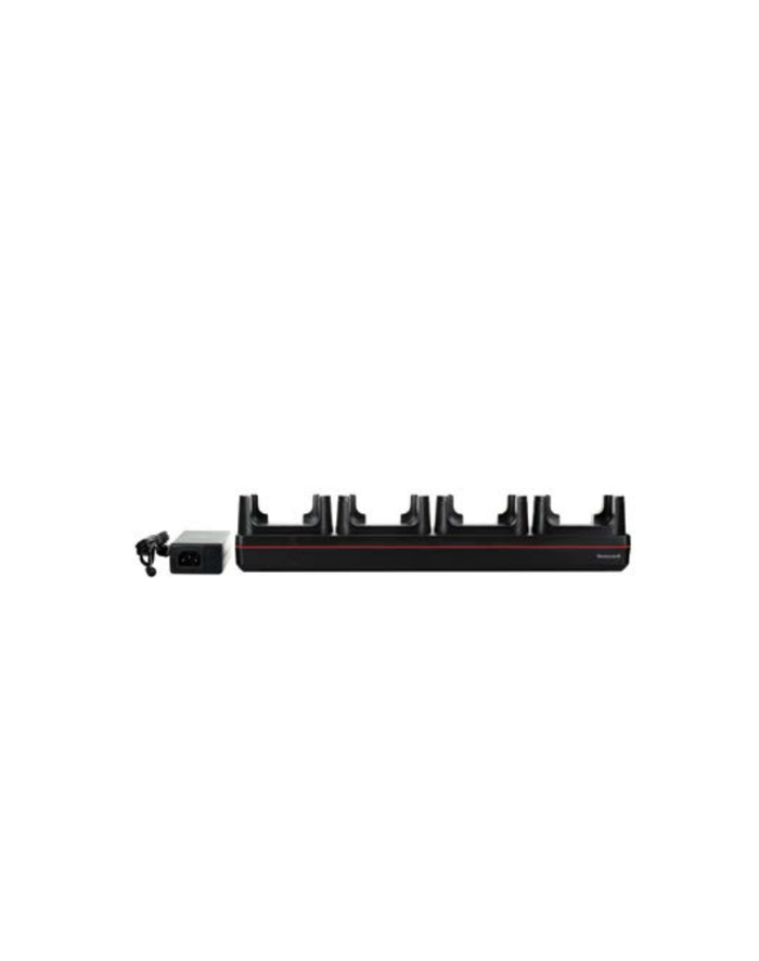 honeywell CT40 non-booted 4 bay net base.Kit includes Dock and power supply, (wersja europejska) power cable. For Ethernet comms and recharging upto 4 computers only. główny