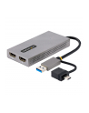 startech USB TO DUAL HDMI ADAPTER/USB-A OR C 1X 4K 30HZ 1X 1080P - nr 1