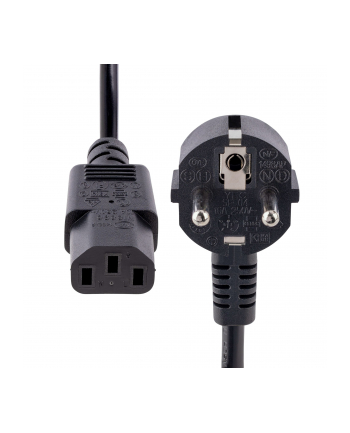 startech COMPUTER POWER CORD - 3FT (1M)/(wersja europejska) SCHUKO TO C13 18AWG