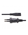 startech LAPTOP POWER CORD - 18 AWG/(wersja europejska) PLUG TO C7 - 18AWG - nr 3