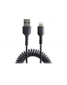 startech USB TO LIGHTNING CABLE - 1M/(3.3FT) COILED CABLE BLACK - nr 10