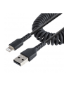 startech USB TO LIGHTNING CABLE - 1M/(3.3FT) COILED CABLE BLACK - nr 16