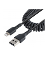 startech USB TO LIGHTNING CABLE - 1M/(3.3FT) COILED CABLE BLACK - nr 1