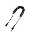 startech USB TO LIGHTNING CABLE - 1M/(3.3FT) COILED CABLE BLACK - nr 2