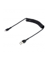 startech USB TO LIGHTNING CABLE - 50CM/(20IN) COILED CABLE BLACK - nr 2