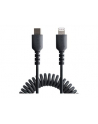 startech USB C TO LIGHTNING CABLE - 1M/(3.3FT) COILED CABLE BLACK - nr 9