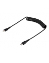 startech USB C TO LIGHTNING CABLE - 50CM/(20IN) COILED CABLE BLACK - nr 11