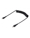 startech USB C TO LIGHTNING CABLE - 50CM/(20IN) COILED CABLE BLACK - nr 12