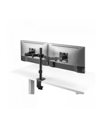 v7 DUAL MONITOR CLAMP D-ESK MOUNT/81CM/32IN DISPLAYS W/ GROMMET