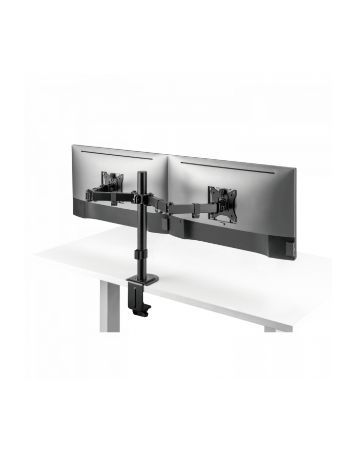 v7 DUAL MONITOR CLAMP D-ESK MOUNT/81CM/32IN DISPLAYS W/ GROMMET główny