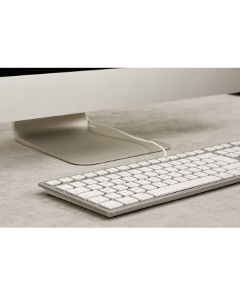 cherry KC 6000 C FOR MAC KEYBOARD/CORD-ED SILVER UK-ENGLISH