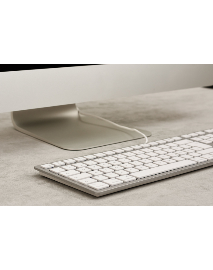 cherry KC 6000 C FOR MAC KEYBOARD/CORD-ED SILVER UK-ENGLISH główny