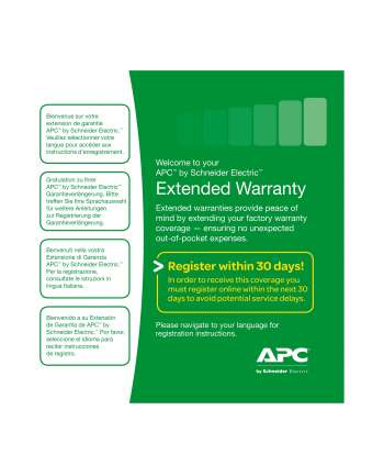 apc EXTEND-ED WARRANTY 3YR/STOCKABLE PART NUMBER IN