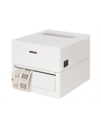 citizen CL-H300SV Printer; Silver Ion, USB, White, EN Plug: space for Optional I/F