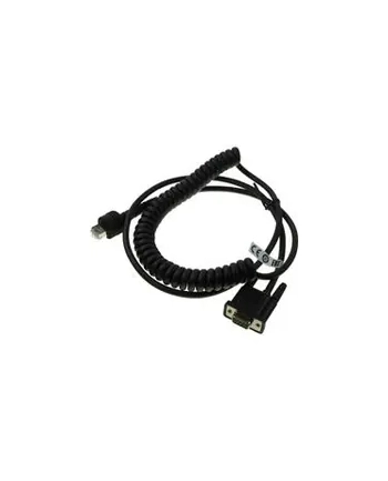 datalogic Cable CAB-549, RS-232 PWR, 9P, Female, Coiled, 2.4 m / 7.8 ft., IP67