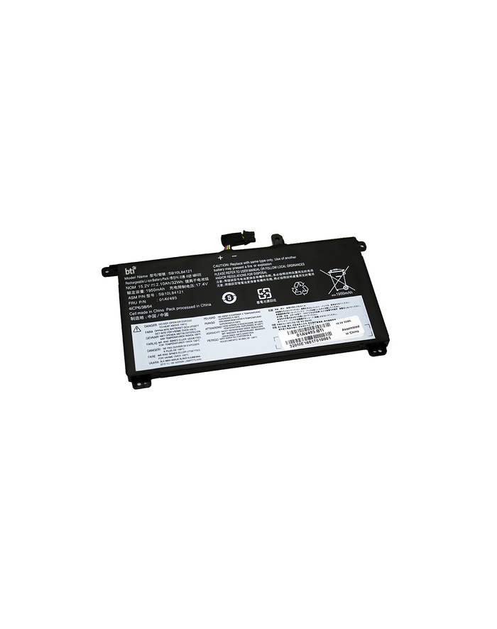 origin storage BTI 4C BATTERY THINKPAD T570/OEM: 01AV493 00UR890 00UR891 główny