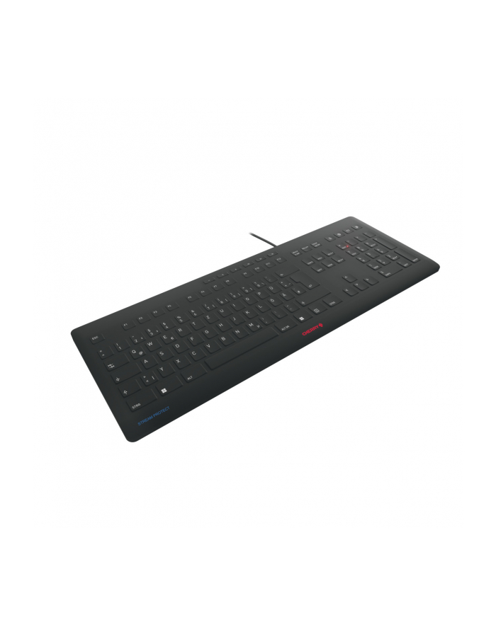 cherry STREAM PROTECT WIRED GER/BLACK QWERTZ główny