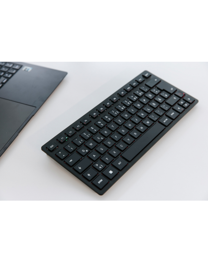 CHERRY KW 9200 MINI WIRELESS/KEYBOARD BLACK (wersja europejska)-LAYOUT główny