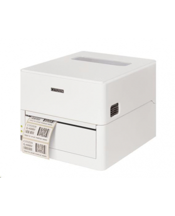 citizen CL-H300SV Printer; Silver Ion, USB, White, EN Plug: space for Optional I/F