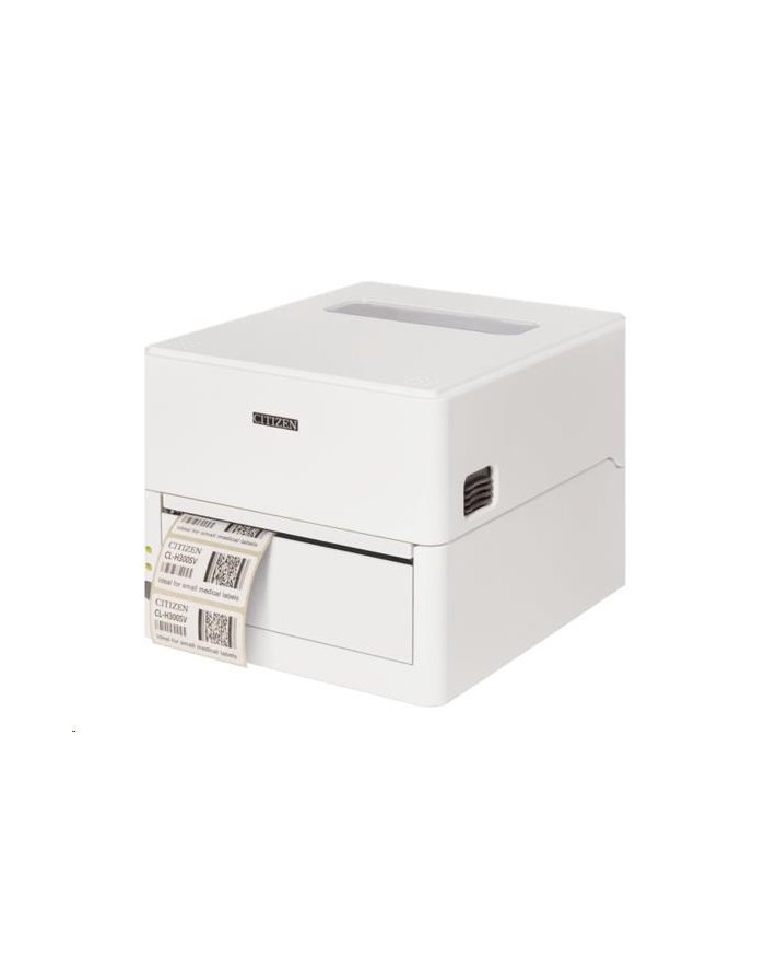 citizen CL-H300SV Printer; Silver Ion, USB, White, EN Plug: space for Optional I/F główny