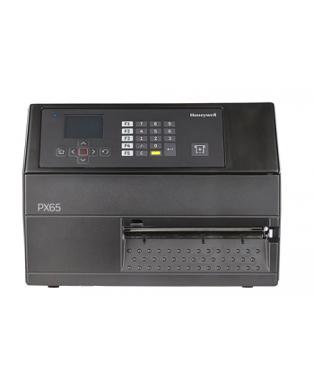 honeywell PX65A, Ethernet, Rewinder + label taken sense,TT 300 DPI, US ' (wersja europejska) Power Cord
