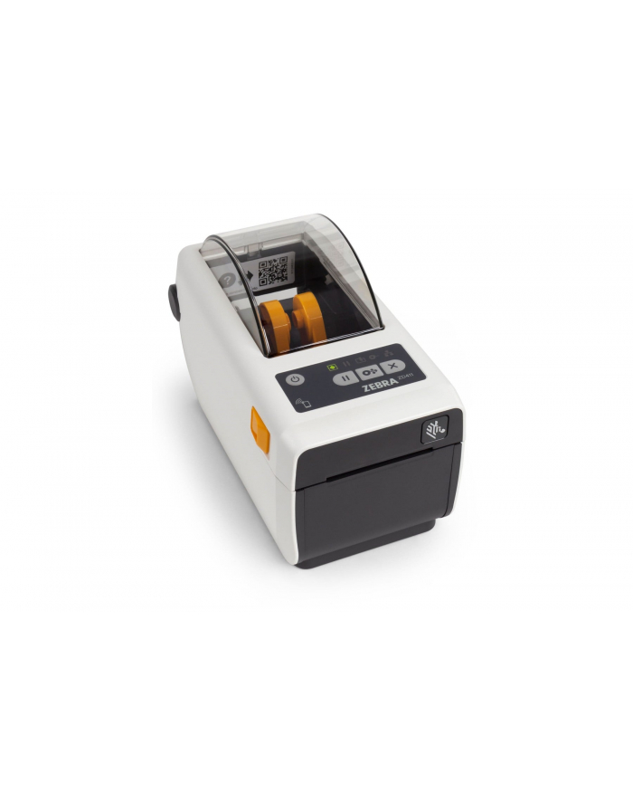 zebra Direct Thermal Printer ZD411, Healthcare; 300 dpi, USB, USB Host, Ethernet, BTLE5, (wersja europejska) and UK Cords, Swiss Font, EZPL główny