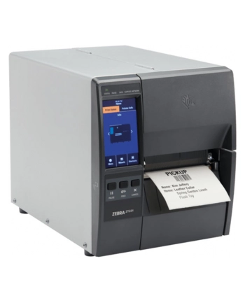 zebra TT Printer ZT231; 4, 203 dpi, Thermal Transfer, Cutter with Catch Tray, (wersja europejska)/UK Cords, USB, Serial, Ethernet, BTLE, USB Host, EZPL