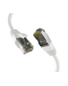 mcab CAT8.1 Kolor: BIAŁY 1m patch cord/RJ45 S/FTP LSZH 40Gbit CU LAN - nr 8