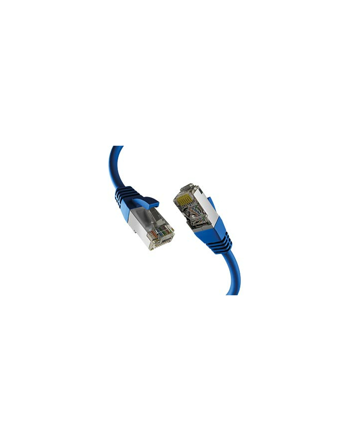 mcab CAT8.1 BLUE 1M PATCH CORD/RJ45 S/FTP LSZH 40GBIT CU LAN główny