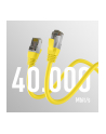 mcab CAT8.1 YELLOW 0.25M PATCH CORD/RJ45 S/FTP LSZH 40GBIT CU LAN - nr 2