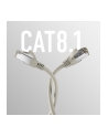 mcab CAT8.1 GREY 0.25M PATCH CORD/RJ45 S/FTP LSZH 40GBIT CU LAN - nr 5