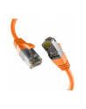 mcab CAT8.1 orange 0.25m patch cord/RJ45 S/FTP LSZH 40Gbit CU LAN - nr 1