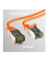 mcab CAT8.1 orange 0.25m patch cord/RJ45 S/FTP LSZH 40Gbit CU LAN - nr 4