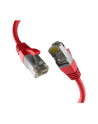 mcab CAT8.1 RED 0.25M PATCH CORD/RJ45 S/FTP LSZH 40GBIT CU LAN - nr 1