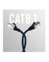 mcab CAT8.1 BLACK 0.50M PATCH CORD/RJ45 S/FTP LSZH 40GBIT CU LAN - nr 1