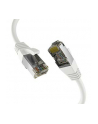 mcab CAT8.1 Kolor: BIAŁY 0.50m patch cord/RJ45 S/FTP LSZH 40Gbit CU LAN - nr 6