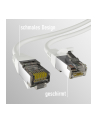 mcab CAT8.1 Kolor: BIAŁY 1m patch cord/RJ45 S/FTP LSZH 40Gbit CU LAN - nr 4