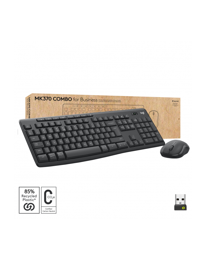 logitech MK370 COMBO FOR BUSINESS/GRAPHITE - D-(wersja europejska) - CENTRAL-419 główny