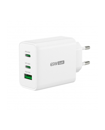 j5create 65W GAN USB-C 3-PORT CHARGER/(wersja europejska) WHITE