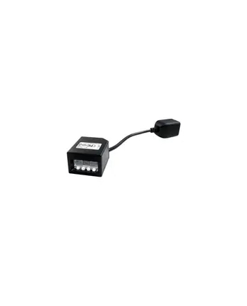 newland 1D CCD fixed mounted reader with 2 mtr RS232 extension cable and multiplug adapter.